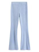 Trousers Flare Velour Bottoms Trousers Blue Lindex