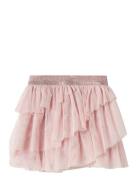Nmflenora Tulle Skirt Dresses & Skirts Skirts Short Skirts Pink Name I...