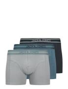 Jacjohn Solid Trunks 3 Pack Boxershorts Blue Jack & J S