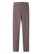 Nkfwang Wool Needle Legging Solid Bottoms Leggings Purple Name It