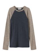 Nkmwang Wool Needle Ls Top Solid Tops T-shirts Long-sleeved T-Skjorte ...