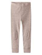 Nmnwax Wool Rib Legging Noos Bottoms Leggings Pink Name It