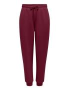 Onplounge Life Hw Reg Swt Pnt Noos Sport Trousers Joggers Burgundy Onl...