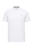 Slhdante Ss Polo W Tops Polos Short-sleeved White Selected