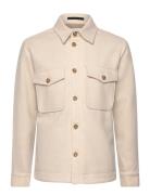 Slharchive Overshirt Noos Tops Overshirts Beige Selected