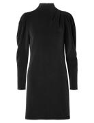 Slffenja Ls Short Dress Kort Kjole Black Selected