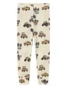 Nmmwang Wool Needle Longjohn Noos Bottoms Leggings Cream Name It