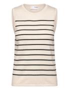Slfberga Sl Knit O-Neck Tops Knitwear Jumpers Cream Selected