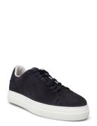 Slhdavid Chunky Suede Sneaker Noos Low-top Sneakers Navy Selected