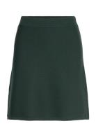 Slfkamma Hw Short Knit Skirt Skirts Short Skirts Green Selected
