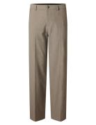 Slh220-Loose Robert Flex Pant Bottoms Trousers Casual Beige Selected
