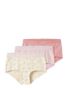 Nkfhipster 3P Flower Noos Night & Underwear Underwear Panties Pink Nam...