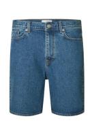 Slhreg Alex Mid Blue Denim Shorts Bottoms Shorts Denim Blue Selected