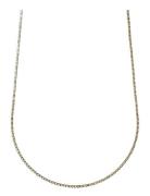 Nancy Necklace 50 Cm Silver-Plated Accessories Jewellery Necklaces Cha...