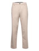 Slhslimtapered-York Pants Bottoms Trousers Casual Beige Selected