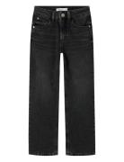 Nkfrose Hw Straight Jeans 9222-Rm Noos Bottoms Jeans Regular Jeans Bla...
