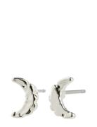 Between Moon Earrings Silver-Plated Accessories Jewellery Earrings Stu...