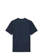 Combed Jersey Dye Thorbjørn Tee Tops T-Kortærmet Skjorte Navy Mads Nør...