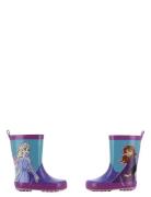 Fronzen Rainboots Gummistøvler Multi/patterned Frost