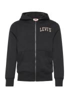 Zh-Full Zip Hoody Tops Sweatshirts & Hoodies Hoodies Black Levi's