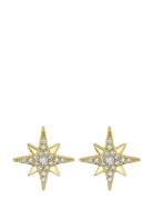 Stellaris Ear Accessories Jewellery Earrings Studs Gold SNÖ Of Sweden