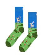 Deer Sock Lingerie Socks Regular Socks Green Happy Socks