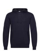 Karl Merino Hoodie Tops Knitwear Round Necks Navy J. Lindeberg