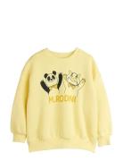 Panda & Cat Sp Sweatshirt Tops Sweatshirts & Hoodies Sweatshirts Yello...