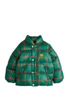 Plaid Aop Citypuffer Foret Jakke Green Mini Rodini