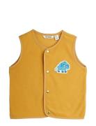 Mammoth Patch Fleece Vest Foret Vest Yellow Mini Rodini