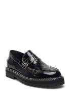 Loafer Shoes Flat Loafers Black ANGULUS