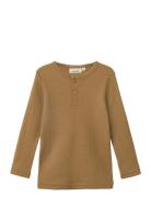 Nmnnoel Neb Wool Ls Slim Top Lil Tops T-shirts Long-sleeved T-Skjorte ...