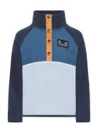 Monte Kids Half Bu 4 Outerwear Fleece Outerwear Fleece Jackets Blue Di...