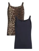 Tnthe New Strap Top 2-Pack Tops Vests Navy The New