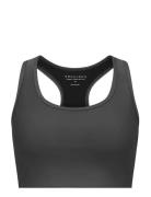 Ribbed R Sportsbra Sport Women Sport Clothing Sport Bras - All Grey Rö...