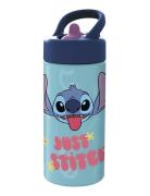 Stitch Sipper Vandflaske, 410 Ml Home Meal Time Blue Euromic