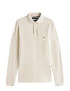 1985 Regular Ls Polo Tops Polos Long-sleeved Cream Tommy Hilfiger