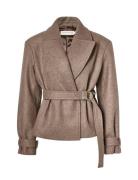 Addison Jacket Uldjakke Jakke Brown Ida Sjöstedt