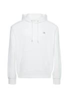 Ls Eu 350Terry Badge Hoodie Tops Sweatshirts & Hoodies Hoodies White C...