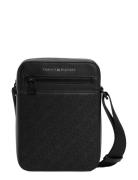Th Monogram Mini Reporter Skuldertaske Taske Black Tommy Hilfiger