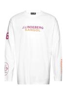 Davie Ls T-Shirt Tops T-Langærmet Skjorte White J. Lindeberg