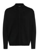 Masantiago Tops Knitwear Full Zip Jumpers Black Matinique