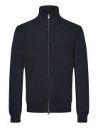 Alexis Full Zip Cardigan Tops Knitwear Full Zip Jumpers Navy J. Lindeb...