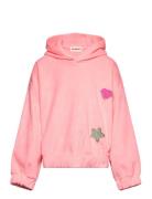 Hooded Sweatshirt Tops Sweatshirts & Hoodies Hoodies Pink Billieblush