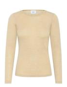 Garimasz Wool Ls Blouse Tops T-shirts & Tops Long-sleeved Beige Saint ...