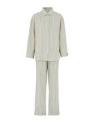 Suri Pyjamas Set Pyjamas Nattøj Cream Becksöndergaard