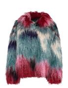 Coat Cloud Lacroix Outerwear Faux Fur Blue Desigual