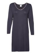 Jacqueline Longsleeved Dress Nattøj Navy CCDK Copenhagen