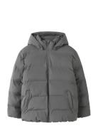 Nlnmorop Puffer Jacket Foret Jakke Grey LMTD