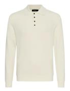 Maker Tops Knitwear Long Sleeve Knitted Polos White Matinique
